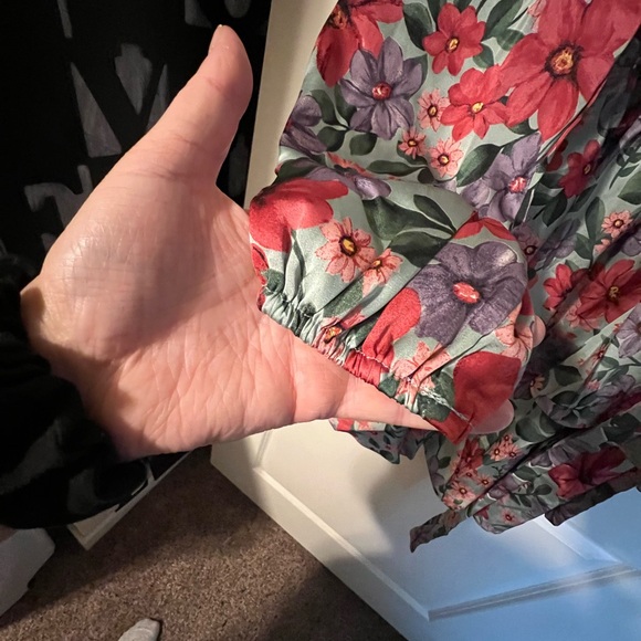 NWT Dance & Marvel Sensational Floral Tiered Mini Dress - Picture 6 of 13